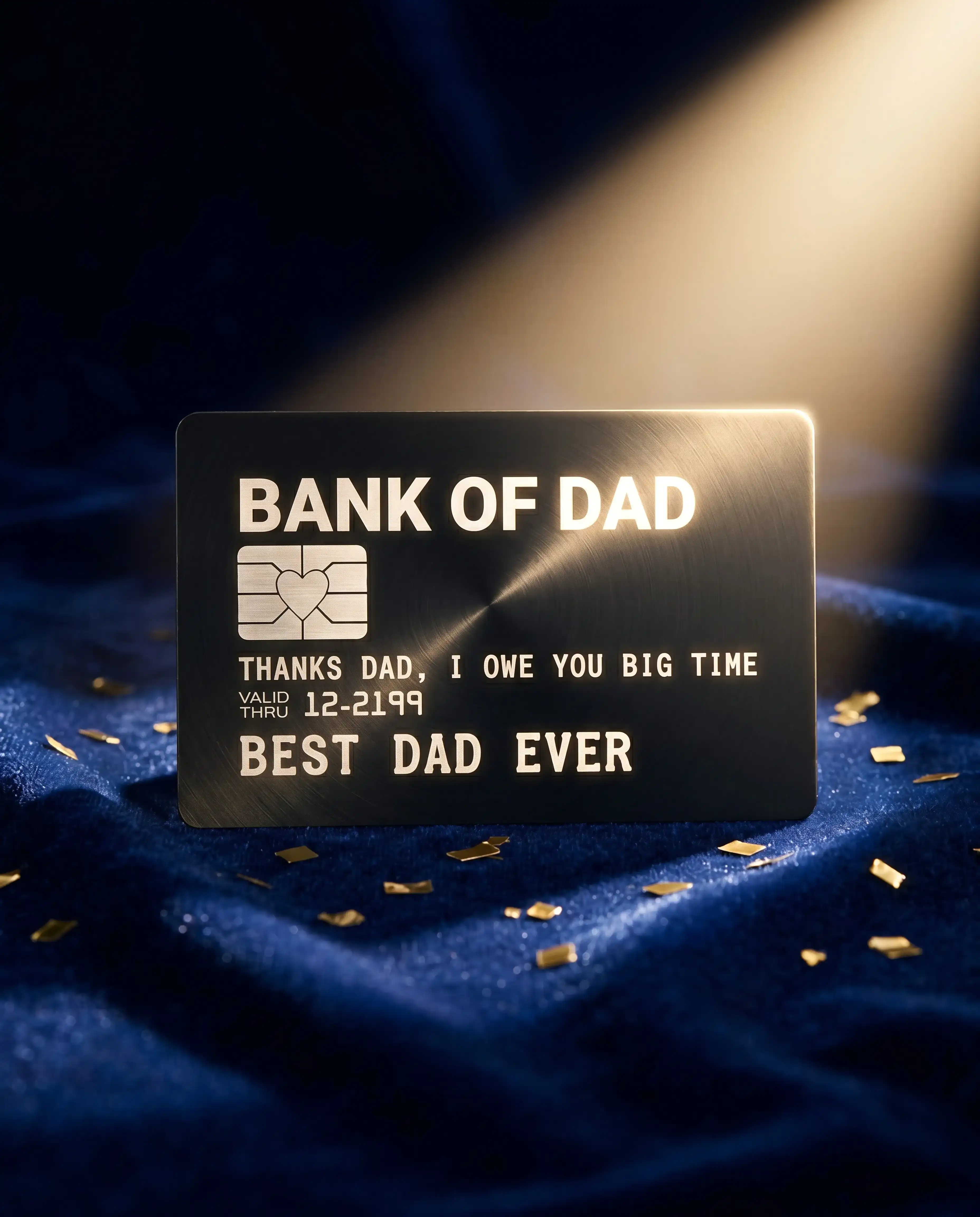 Bank of Dad novelty card Lebanon — funny gift card for father's day